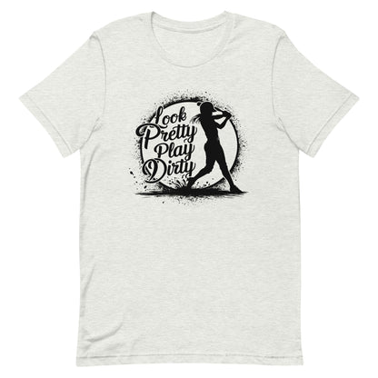 Look Pretty Softball | Adult T-Shirt