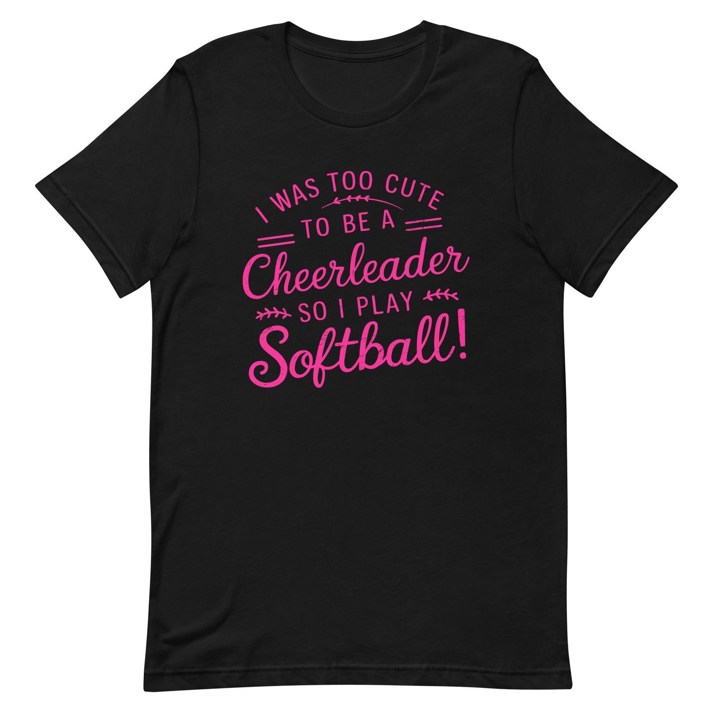 Cheerleader Softball | Adult T-Shirt