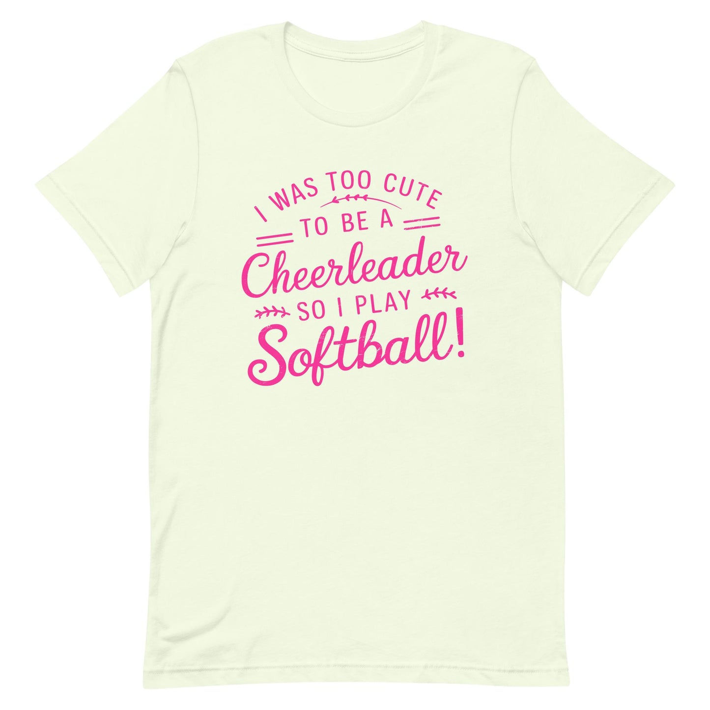 Cheerleader Softball | Adult T-Shirt