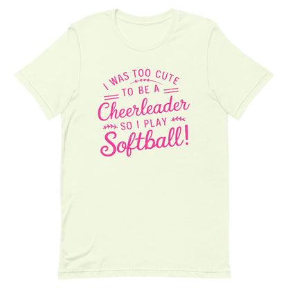 Cheerleader Softball | Adult T-Shirt