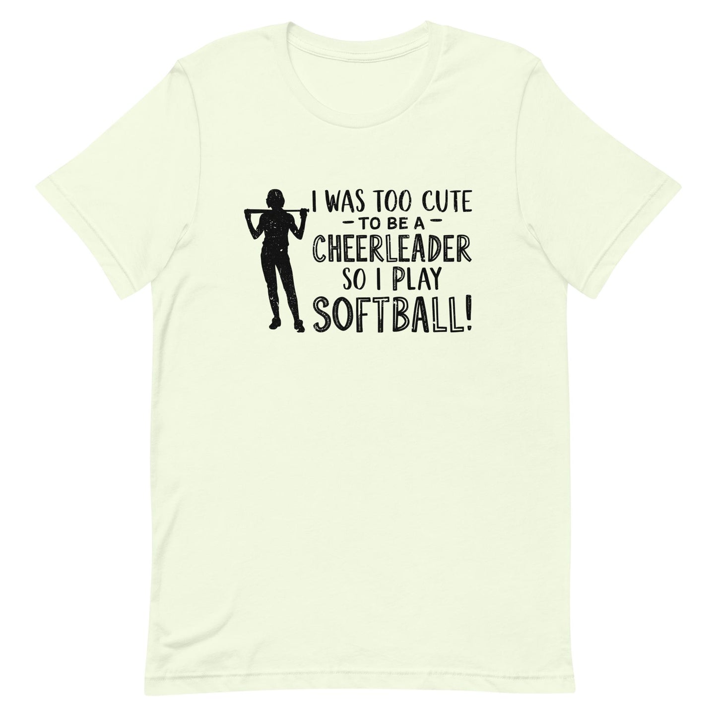 Softball Over Cheerleading | Adult T-Shirt