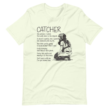 Catcher Description | Adult T-Shirt