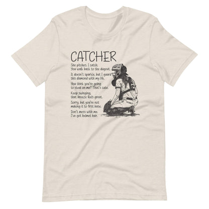 Catcher Description | Adult T-Shirt