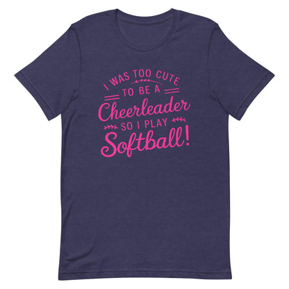 Cheerleader Softball | Adult T-Shirt