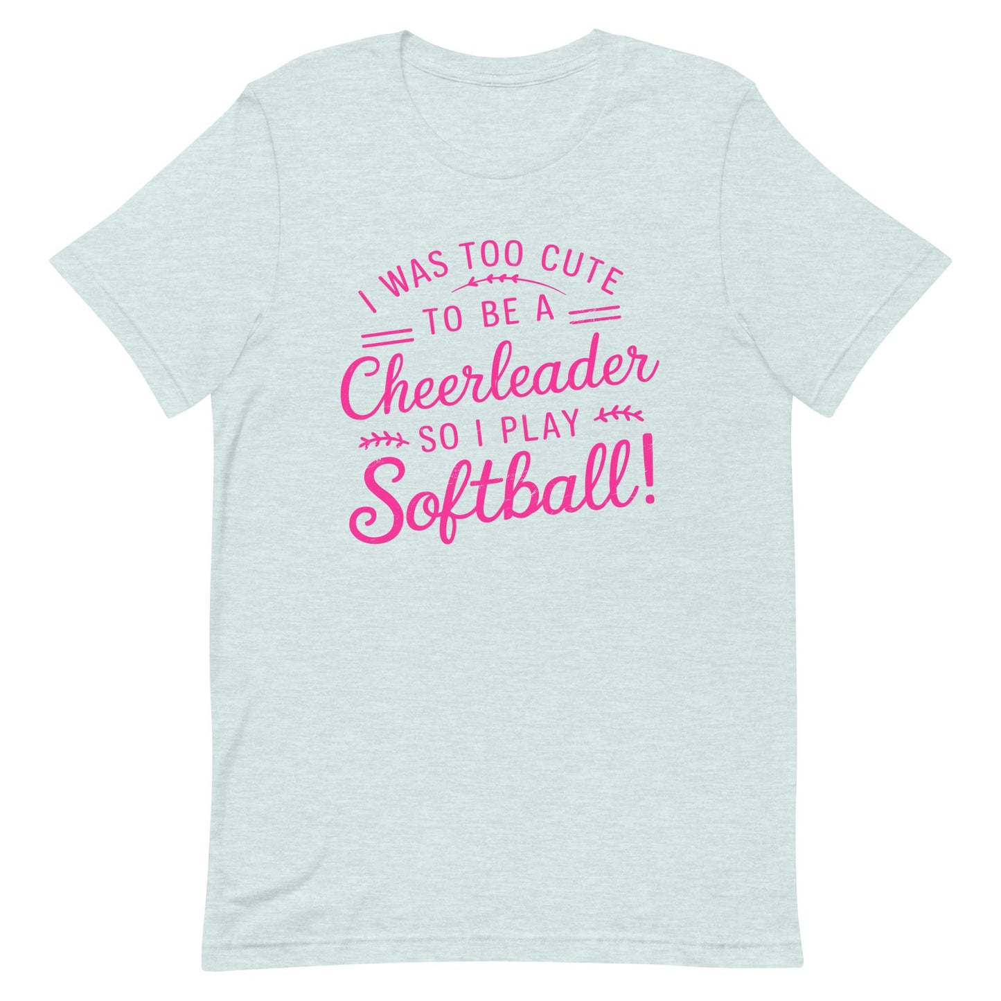 Cheerleader Softball | Adult T-Shirt