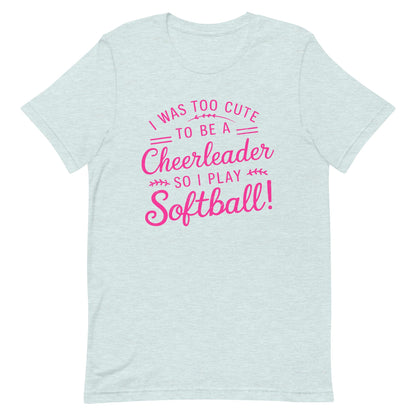 Cheerleader Softball | Adult T-Shirt