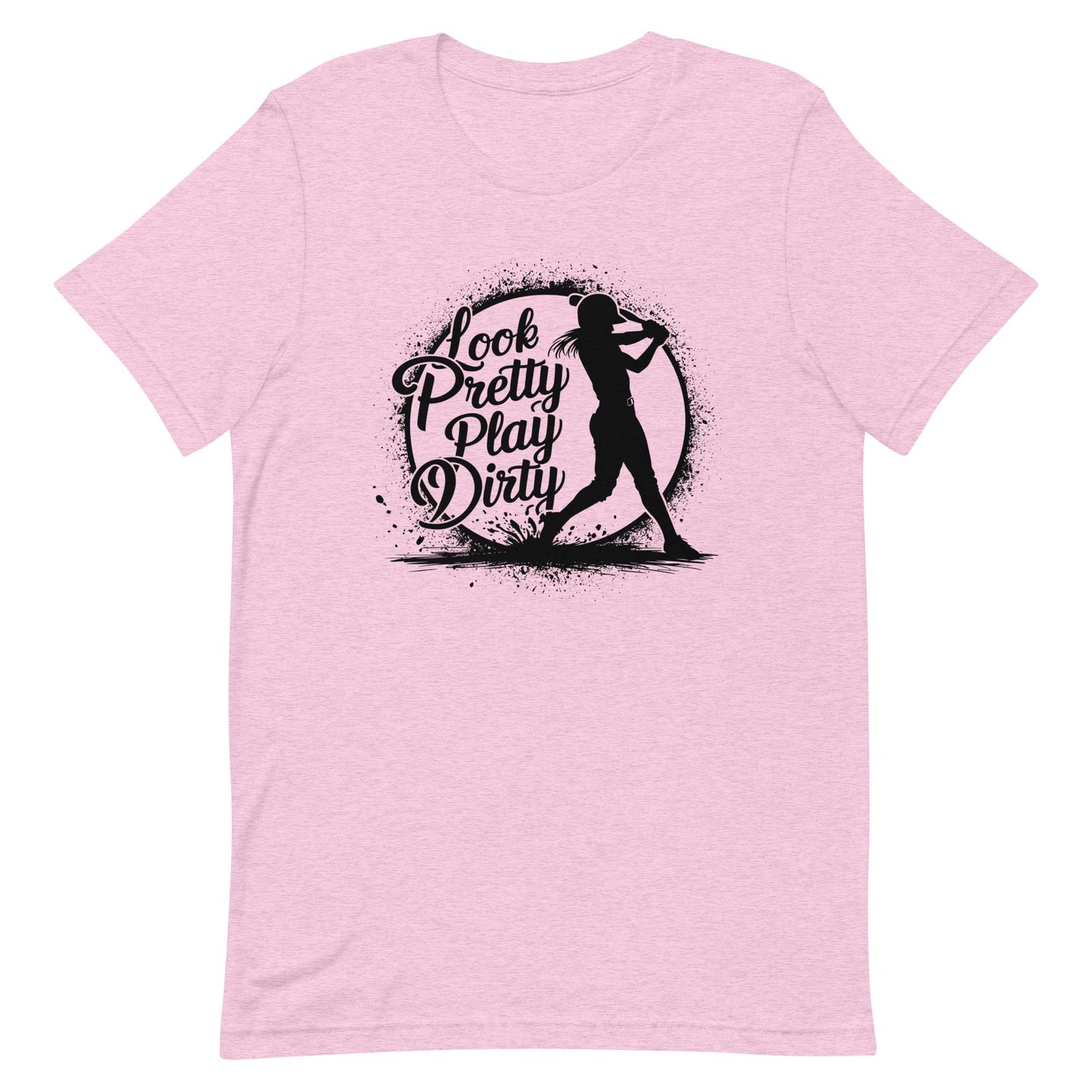 Look Pretty Softball | Adult T-Shirt