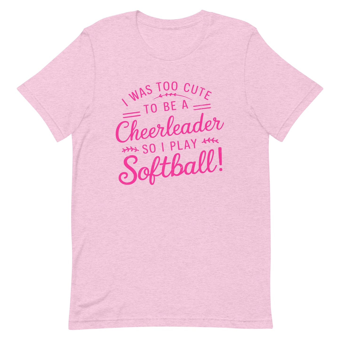 Cheerleader Softball | Adult T-Shirt