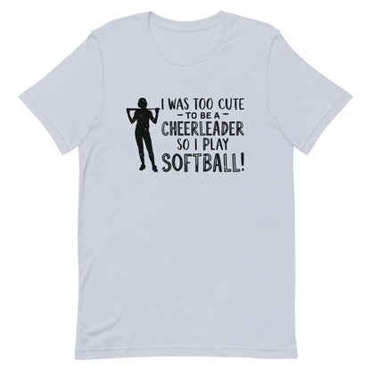 Softball Over Cheerleading | Adult T-Shirt