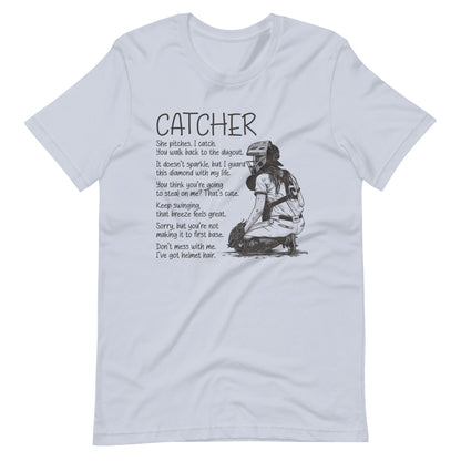 Catcher Description | Adult T-Shirt