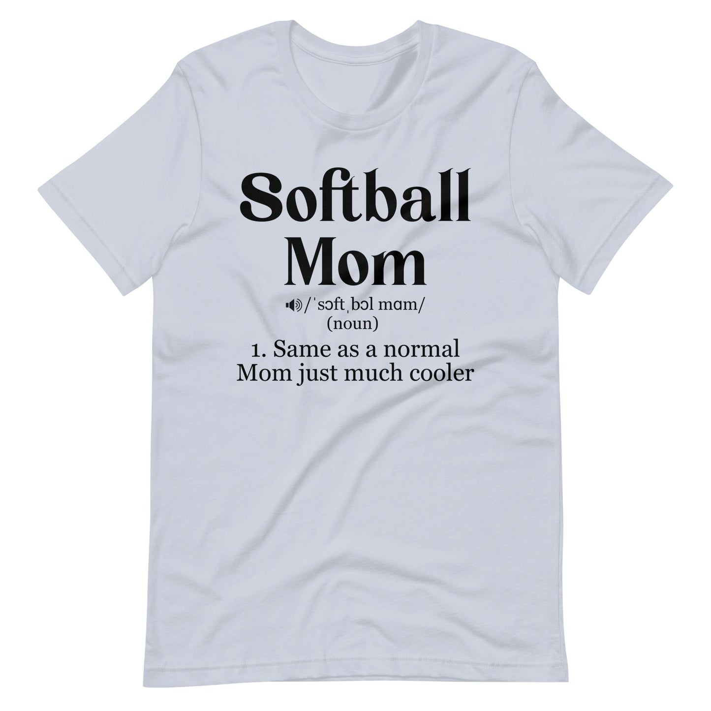 Cool Softball Mom | Adult T-Shirt