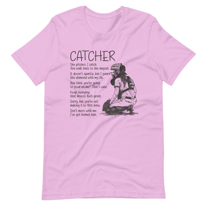 Catcher Description | Adult T-Shirt