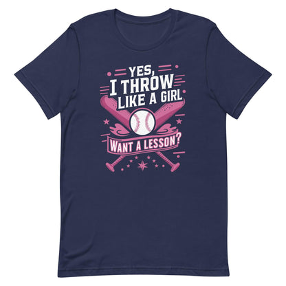 I Throw Like a Girl | Adult T-Shirt