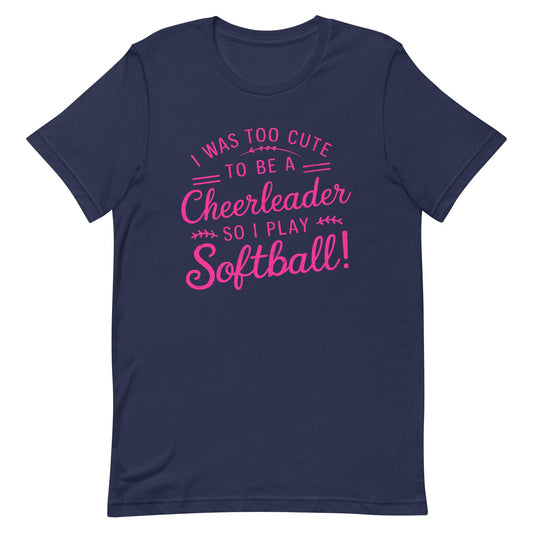 Cheerleader Softball | Adult T-Shirt