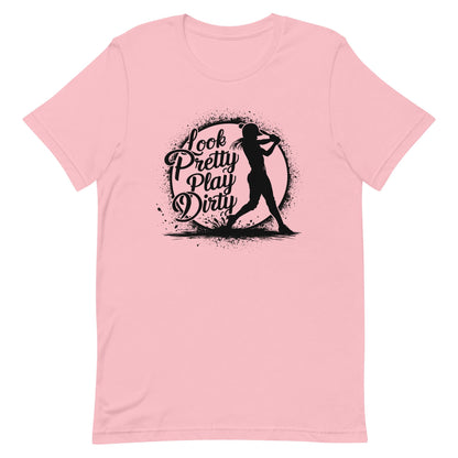 Look Pretty Softball | Adult T-Shirt