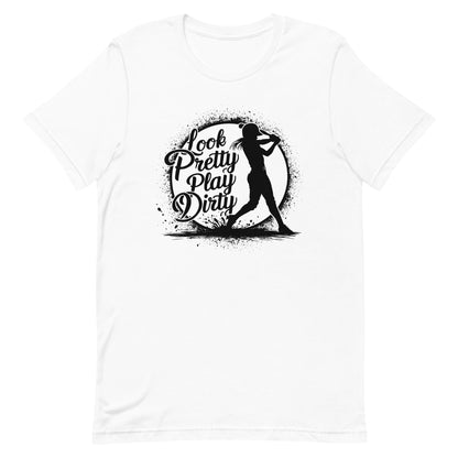 Look Pretty Softball | Adult T-Shirt