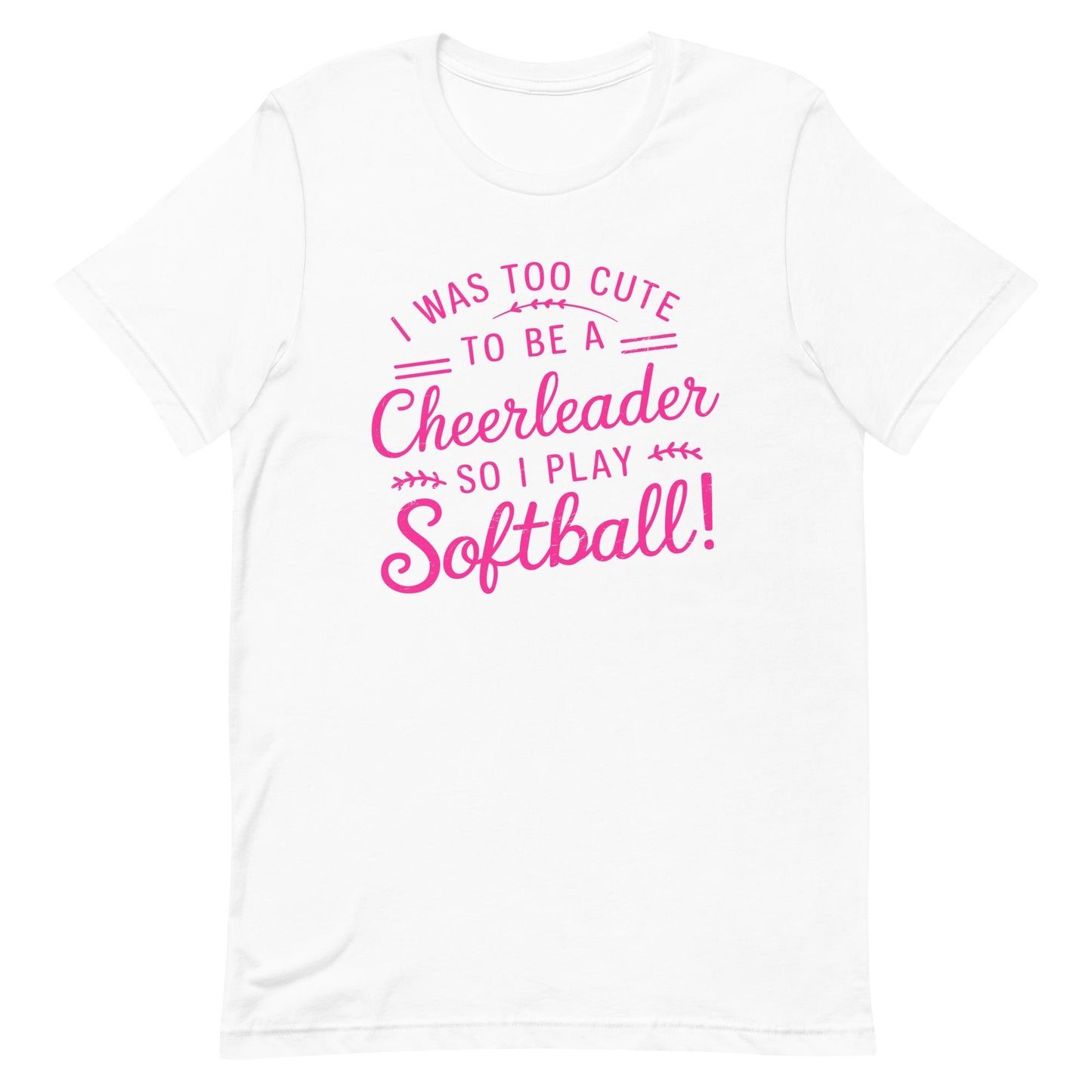 Cheerleader Softball | Adult T-Shirt