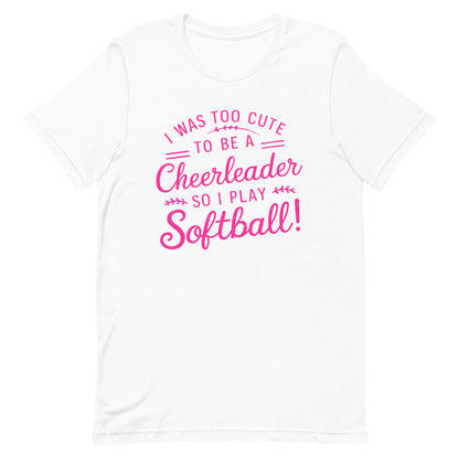 Cheerleader Softball | Adult T-Shirt