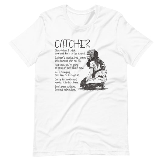 Catcher Description | Adult T-Shirt